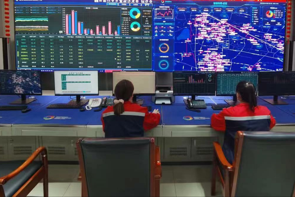 大庆石油管理局职工家属区供热自动控制系统工程